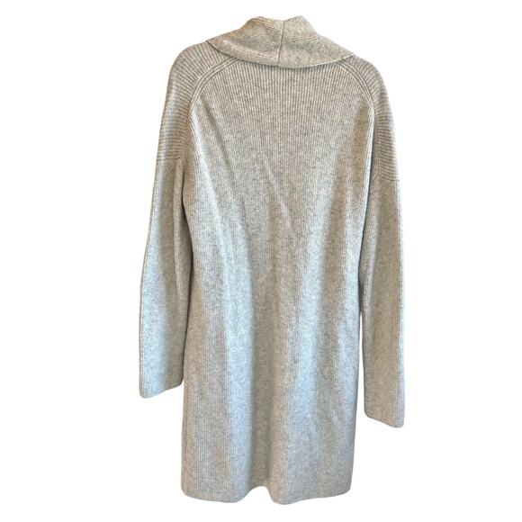 J. Crew Double-Breasted Gray Cardigan Coat in Double Soft Yarn - size Medium - Picture 4 of 6